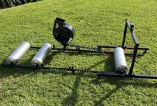 Kreitler 4.5" Alloy Rollers Killer Headwind Fan And Fork Stand Great Condition