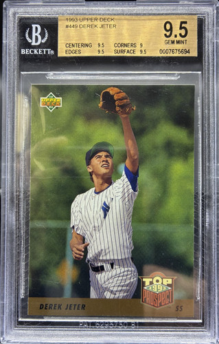 Derek Jeter #449 1993 Upper Deck card