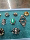 antique vintage jewelry lot estate rings, Lot Of  20 Mixed , Rings . Nice Set — photo 8