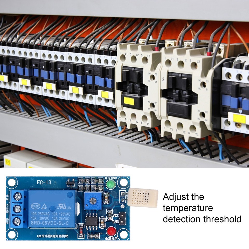 2Pcs DC 5V Humidity Sensor Relay Switch Module PCB Humidity Control ...