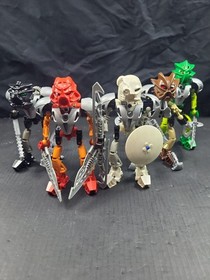 Lego Bionicle 2002 Toa Nuva 8566, 8567, 8568, 8571, 8572 Used Complete