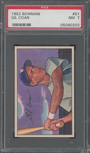 Gil Coan #51 1952 Bowman card