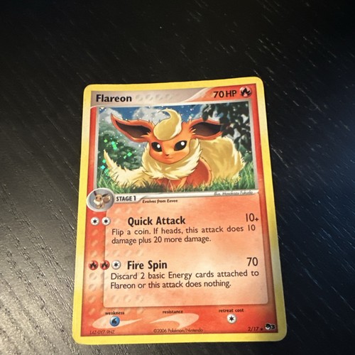 Pokémon Flareon Promo Pokemon Promos 2/17 70HP Holo Promo English
