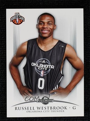 2008-09 Topps Hardwood 846/2009 Russell Westbrook (Smiling) #104 Rookie RC j2k