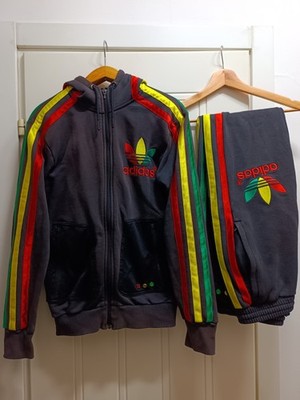 Trainingsanzug Adidas Jamaica Rasta   Adidas Jacke Reggae Top Track S