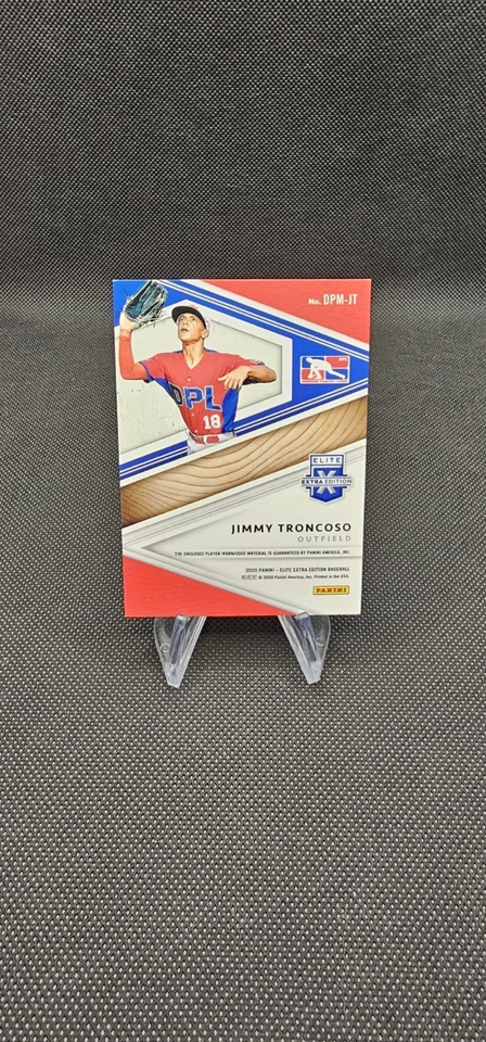 Jimmy Troncoso 2020 Panini Elite Extra Edition DPL /199 #DPM-JT Black Relic - Image 2 of 2