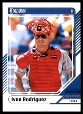Ivan Rodriguez 2024 Donruss #35 Rangers MLB READ FREE SHIPPING AutographDen