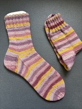 Handgestrickte Socken Gr. 38/39 selbstgestrickt