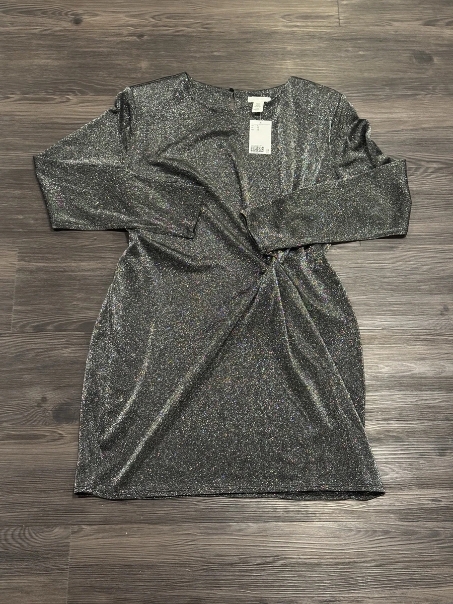 h&m glitter wrap dress Silver Dresses for Women for sale sequin maxi dress