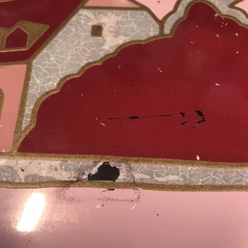 Rare Historic Winery Inglenook Navalle Rutherford Ca. Stained Glass Sign - Image 4 of 4