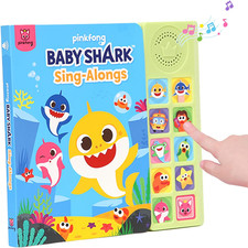 Baby Shark Sing-Alongs 10 Button Sound Book  Baby Shark Toys  Learning  Educa
