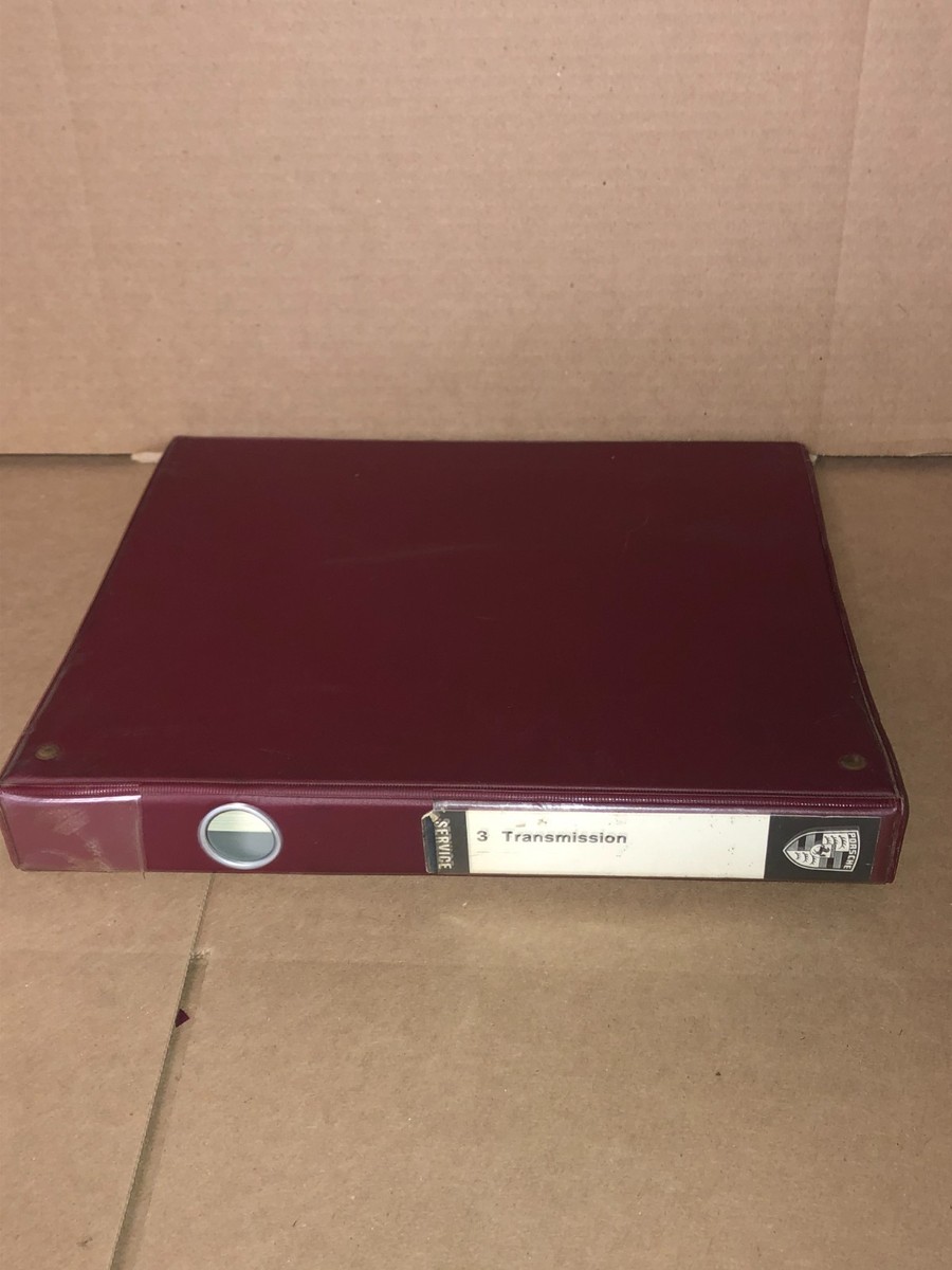 ポルシェ914/6 マニュアルブック 英語版 VINTAGE PORSCHE 914 914/6 TRANSMISSION WORKSHOP MANUAL BINDER | eBay