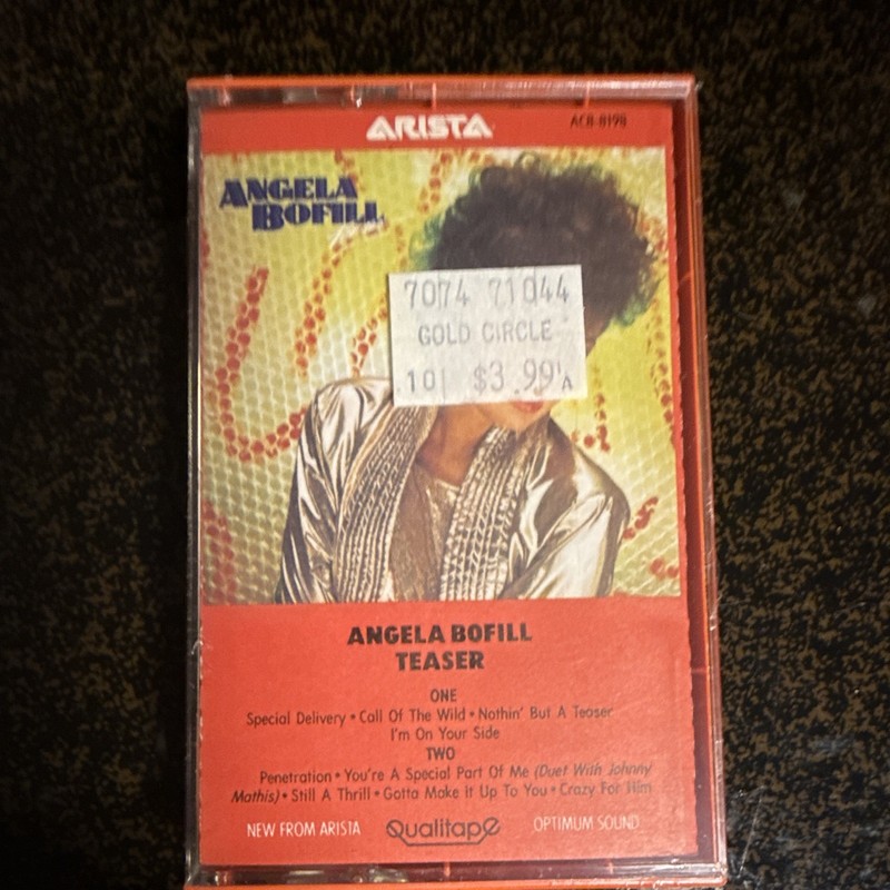 Angela Bofill Teaser Arista ACB 8198 Cassette Tape 1985 R&B Soul