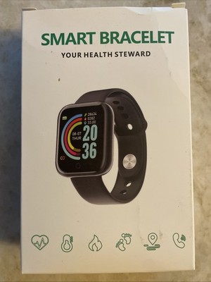 RoHS  Brand Smart Watch- Black - (Smart Bracelet) New in Retail Box