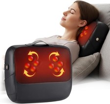 KNQZE Shiatsu Back Massager for Pain Relief with Heat, Fathers Day Blackaa1