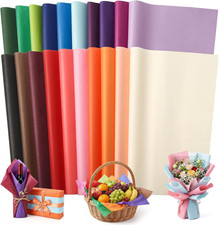 120 Sheets Tissue Paper Bulk, 20 X 14 Inch Gift Wrapping Paper for Gift Bags Cra