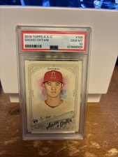 2018 Topps Allen And Ginter Shohei Ohtani Rookie PSA 10