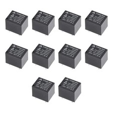 uxcell 10 Pcs JQC-3FF-S-Z DC 12V Coil SPDT 5Pins PCB Electromagnetic Power... 
