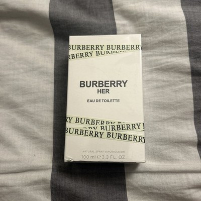 Burberry Her by Burberry 3.3 oz EDT Perfume for Women New Sealed Imperfect