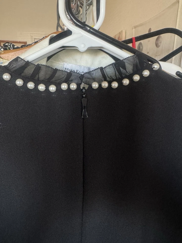 Vestido crepe Kate Spade tamanho 2 pérola enfeitado - Imagem 4 de 4