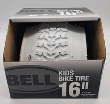 Bell Kids Bike Tire White 16" x 2.125" Replaces 1.75"- 2.125" New