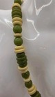 Retro 1960s Green And Yellow 7 Inch Necklace — photo 3