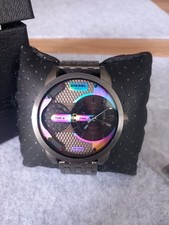 Diesel DZ 7319 Herrenuhr - MINI DADDY - Rainbow Edelstahl, incl. Box