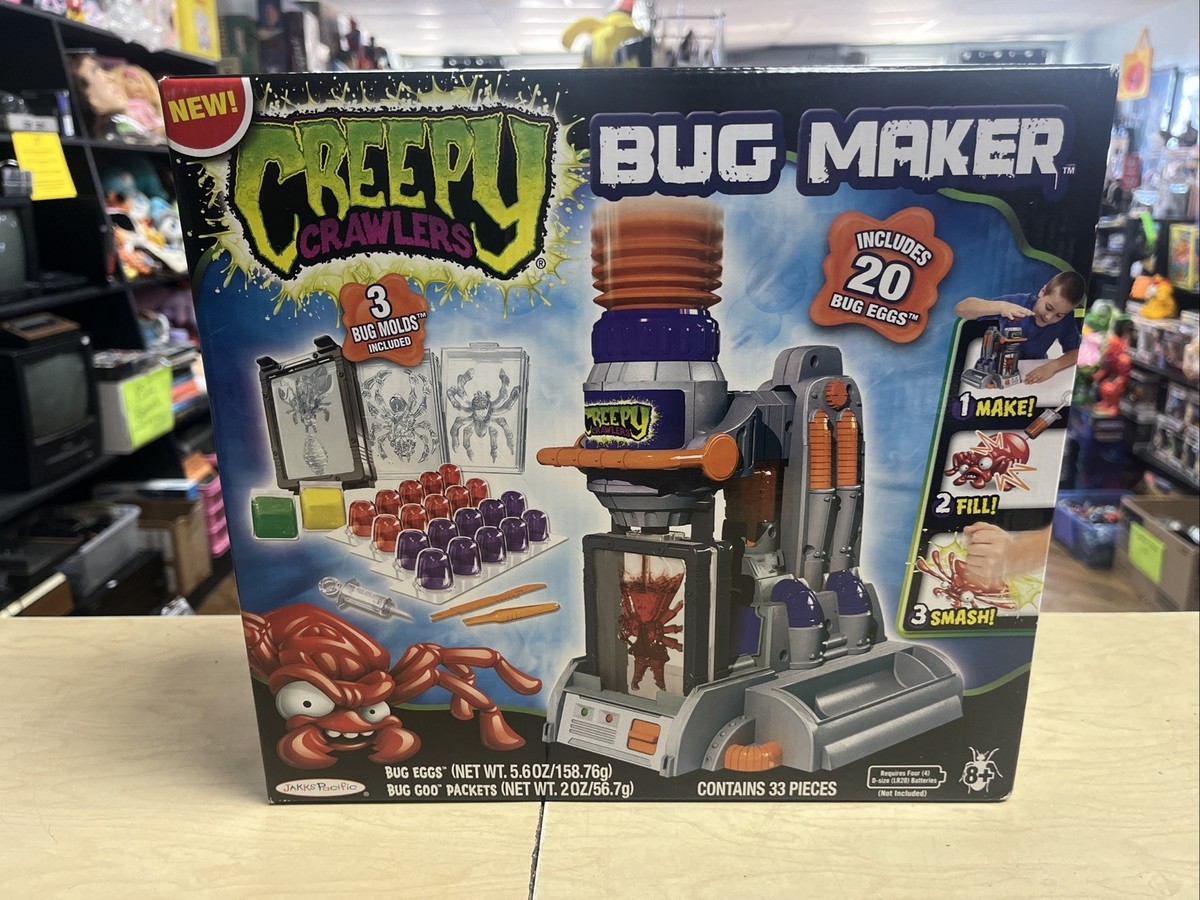 Creepy Crawlers Bug Maker - Jakks Pacific Complete Eggs Goo Molds