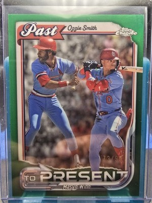Masyn Wynn/Ozzie Smith Past To Present PTP-23 Green /99