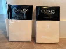 NWT Ralph Lauren Home "MARGUERITE" Pique Scallop White EURO Pillow Sham SRP 135