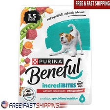 High Protein Small Breed Dog Food Beef Kibble Immune Muscle Support 3.5lb New 2.79 per pound
