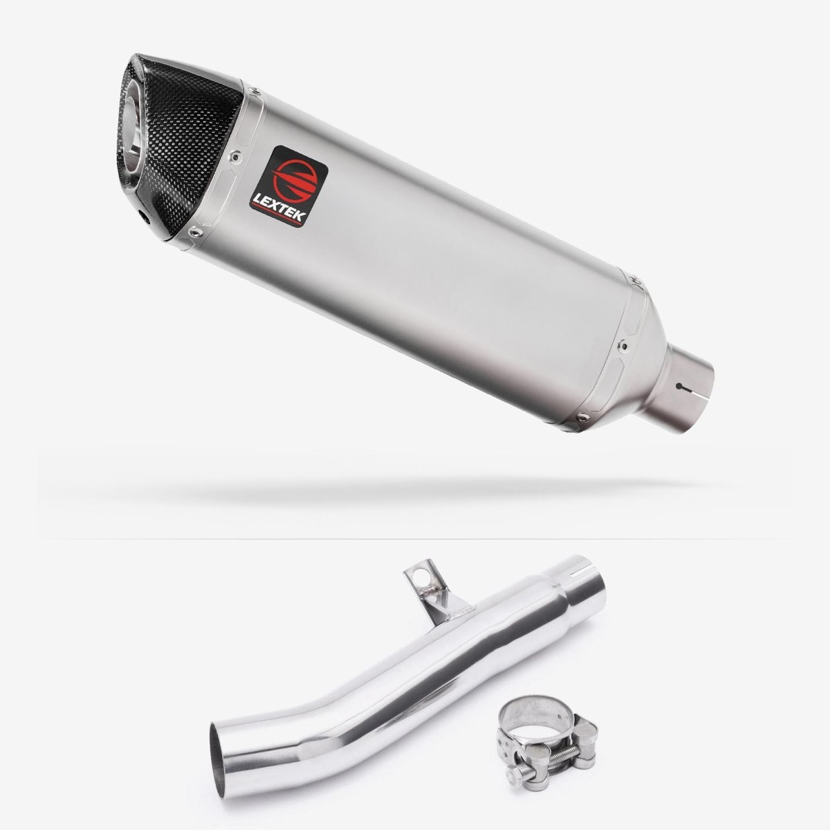 Lextek Slip-on Stainless Steel 300mm Exhaust for Honda CBF 600 04-07