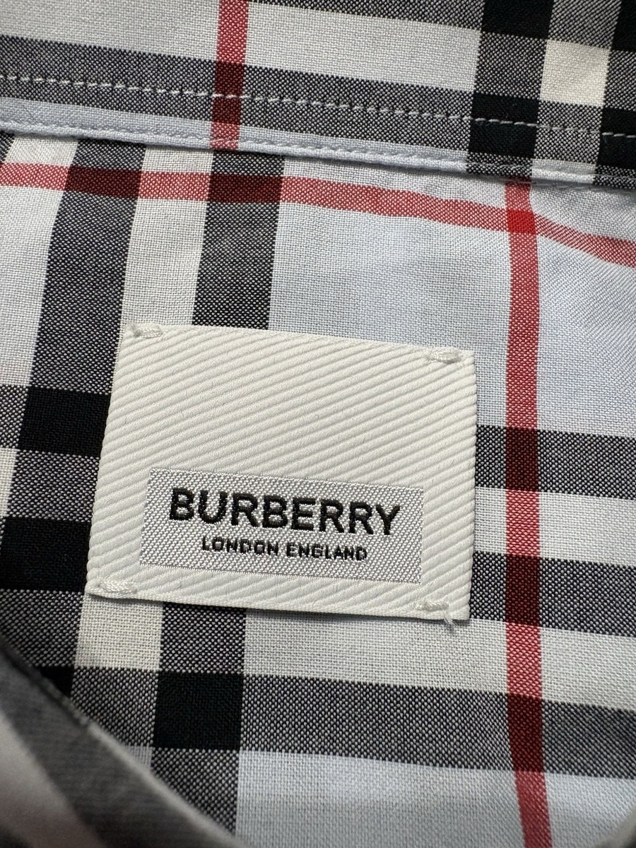 BURBERRY Shirt Check Small S Blue | eBay BURBERRY Shirt Check Small S Blue | eBay