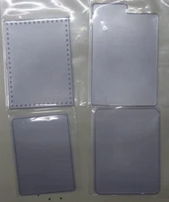 lot of 4 mini die cuts; maker unknown; NEW; file folder measures 3" x 4 3/8"