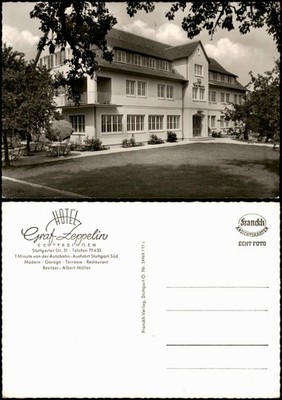 Leinfelden-Echterdingen Hotel Graf Zeppelin Stuttgarter Str. 51 1965