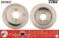 Bremsscheibe Hyundai T. Grandeur 2.2 CRDI/2.7-3.3 06-