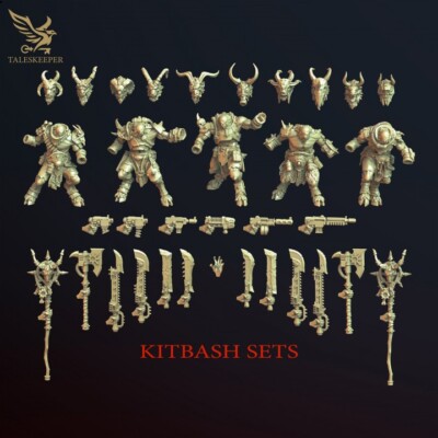 10er Set Beastmen Cultists - Tales Keeper/Sci-Fi/Fantasy/Tabletop Miniaturen