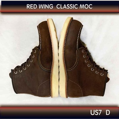 Red Wing Boots 8878 Classic Moc US:7D Leather Brown 032788d | eBay