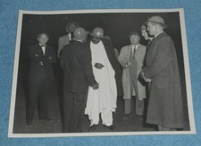 Vintage US Steel Photo Unknown African Dignitary or Diplomat Visits The Facility