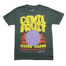One Piece  New Adult T-Shirt - Devil Fruit Gum Gum "Gomu Gomu No Mi"