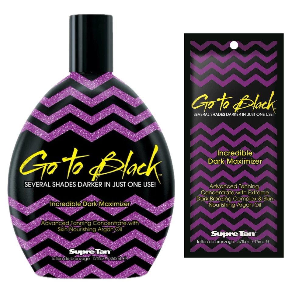 Supre Tan Go to Black Incredible Dark Maximizer Advanced Tanning Lotion