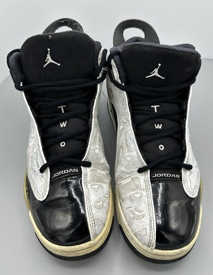NIKE ナイキ/JORDAN DUB ZERO Black/White/311046-005/ABランク/82【中古】 Nike Jordan Dub Zero Black and White Gold Trim 311046-005 Size 8.5