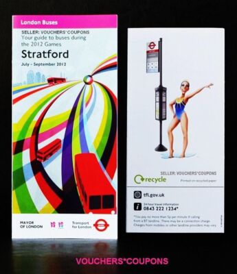 TFL LONDON 2012 OLYMPICS LONDON BUSSE GUIDE STRATFORD JUL-SEP 2012