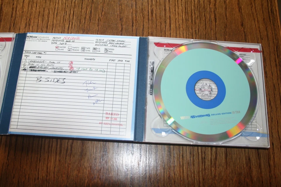 NIRVANA-"NEVERMIND" 2xCD 2011 20TH ANNIVERSARY DELUXE EDITION REMASTERED DIGIPAK - Bild 3 von 4