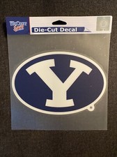 BYU Cougars Full Color Die Cut Decal - 8" X 8"