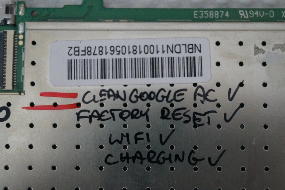 MOTHERBOARD LOGIC BOARD A10L2_MB_V2.1 FOR 10.1" ACER ICONIA B3-A40 TABLET  - Image 2 of 4