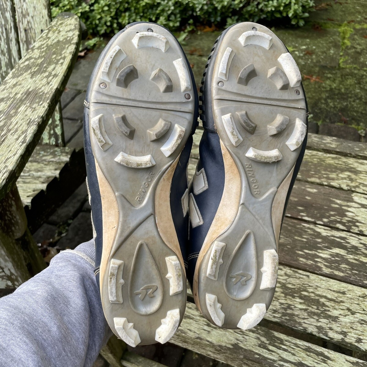 Crampons Ringor Dynasty II Softball Femme - Noir & Blanc - Taille 8 US