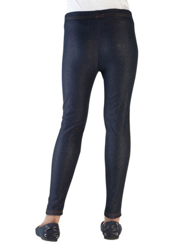 Vivian's Fashions Long Leggings - Girls, Knit Denim - Picture 3 of 12