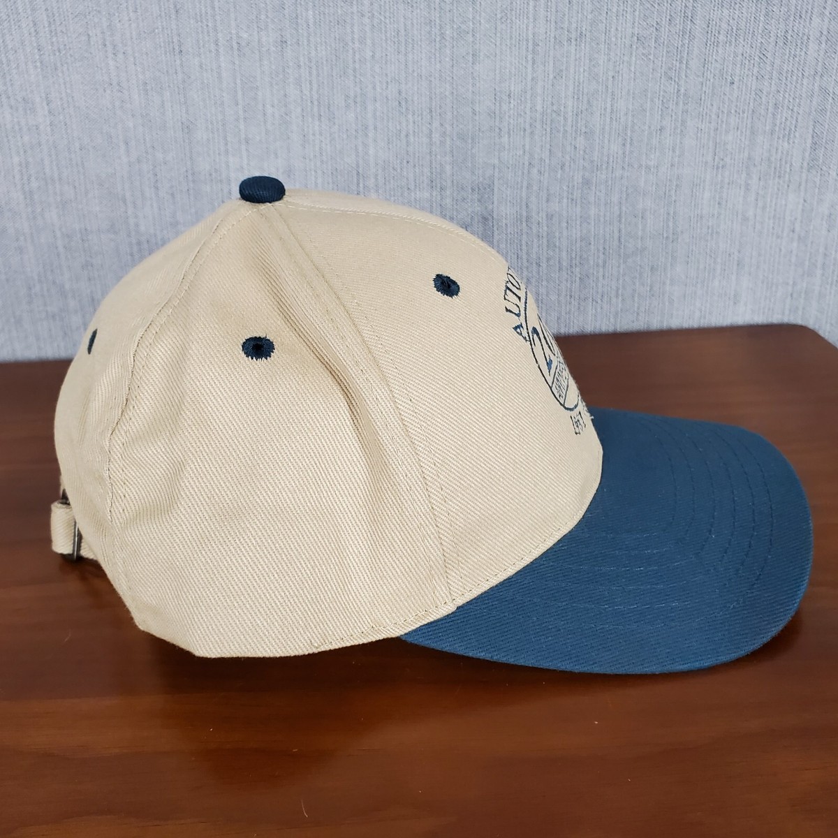 Vtg Dog Daze StrapBack Hat Cap Black Label Autotire Car Care Auto Part Store View 3