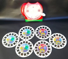 ViewMaster Red; Green;  White Viewer w/ The Wiggles  USA Road Tour Reels EUC 
